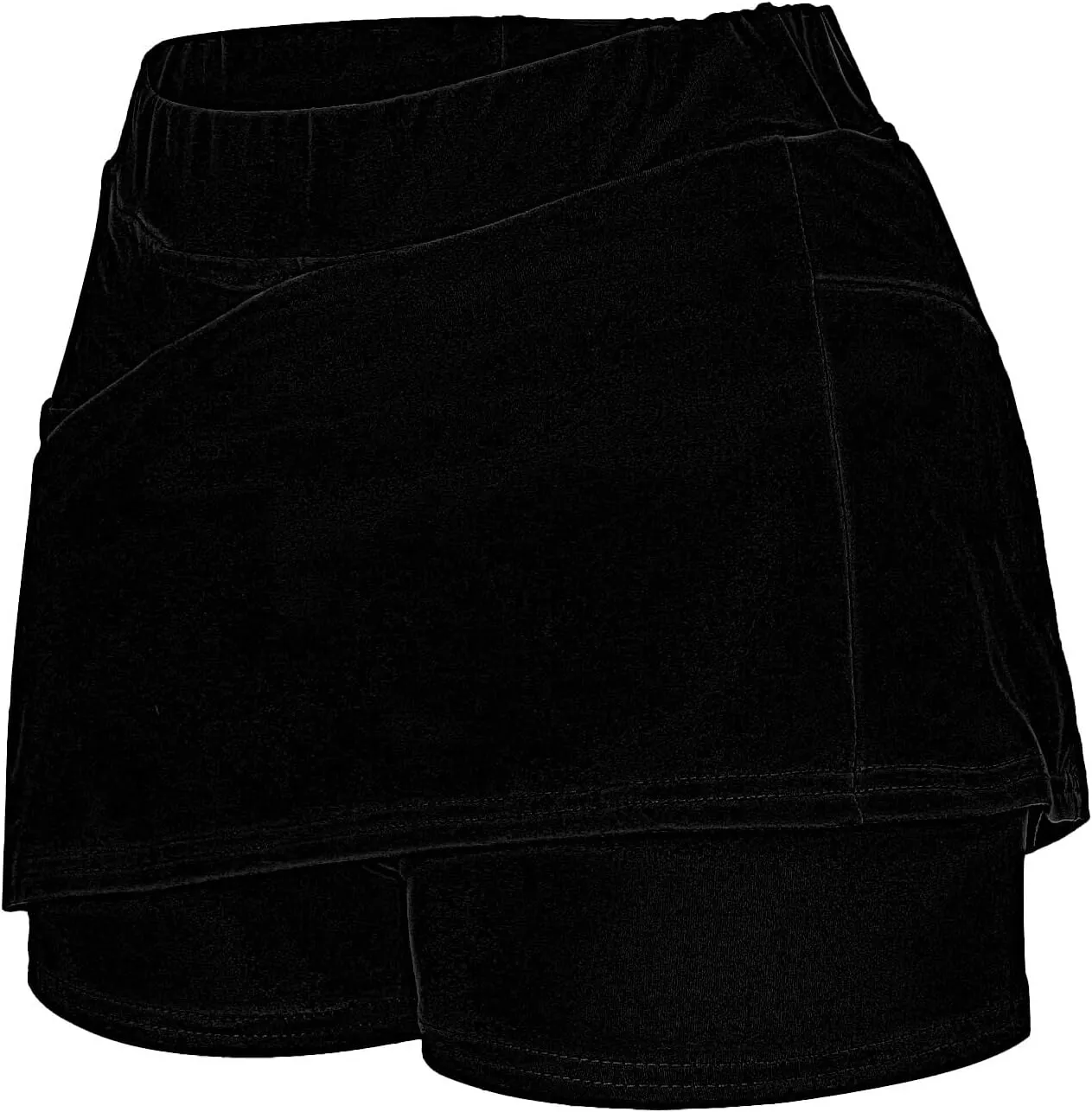 Womens Tennis Skirt with Shorts High Waisted Athletic Golf Shorts Trendy Flowy Workout Golf Skorts Mini Skirts