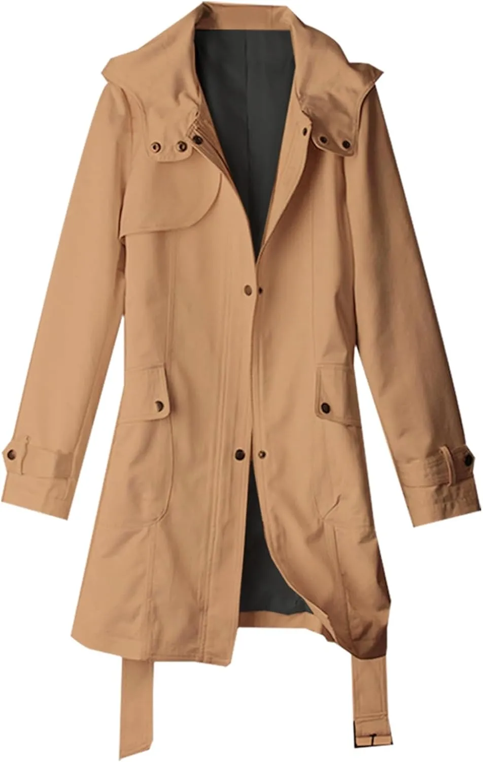 Womens Warm Winter Coats Fuzzy Fleece Lined Parka Slim Fit Thicken Sherpa Hooded Long Jackets Outerwear