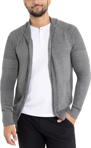 X RAY Mens Zip Up Cardigan Sweater for Men, Full Zip Slim Fit Knit Jacket for Spring (Big and Tall),