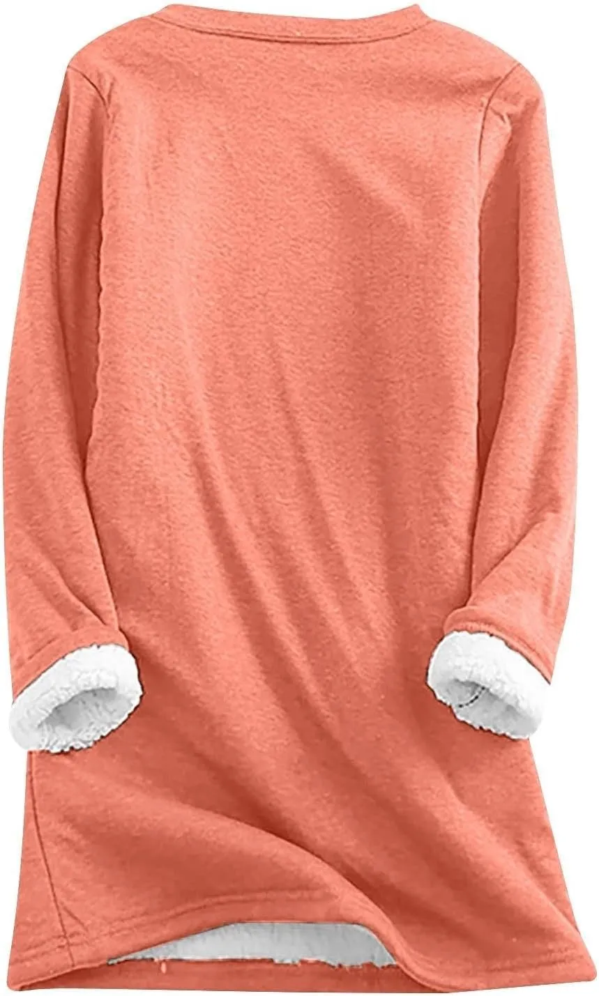 Yes,I'm Still -Me 24:7 Sherpa Lined Sweatshirt Women Faux Parka Warm Outerwear Letter Print Loungewear