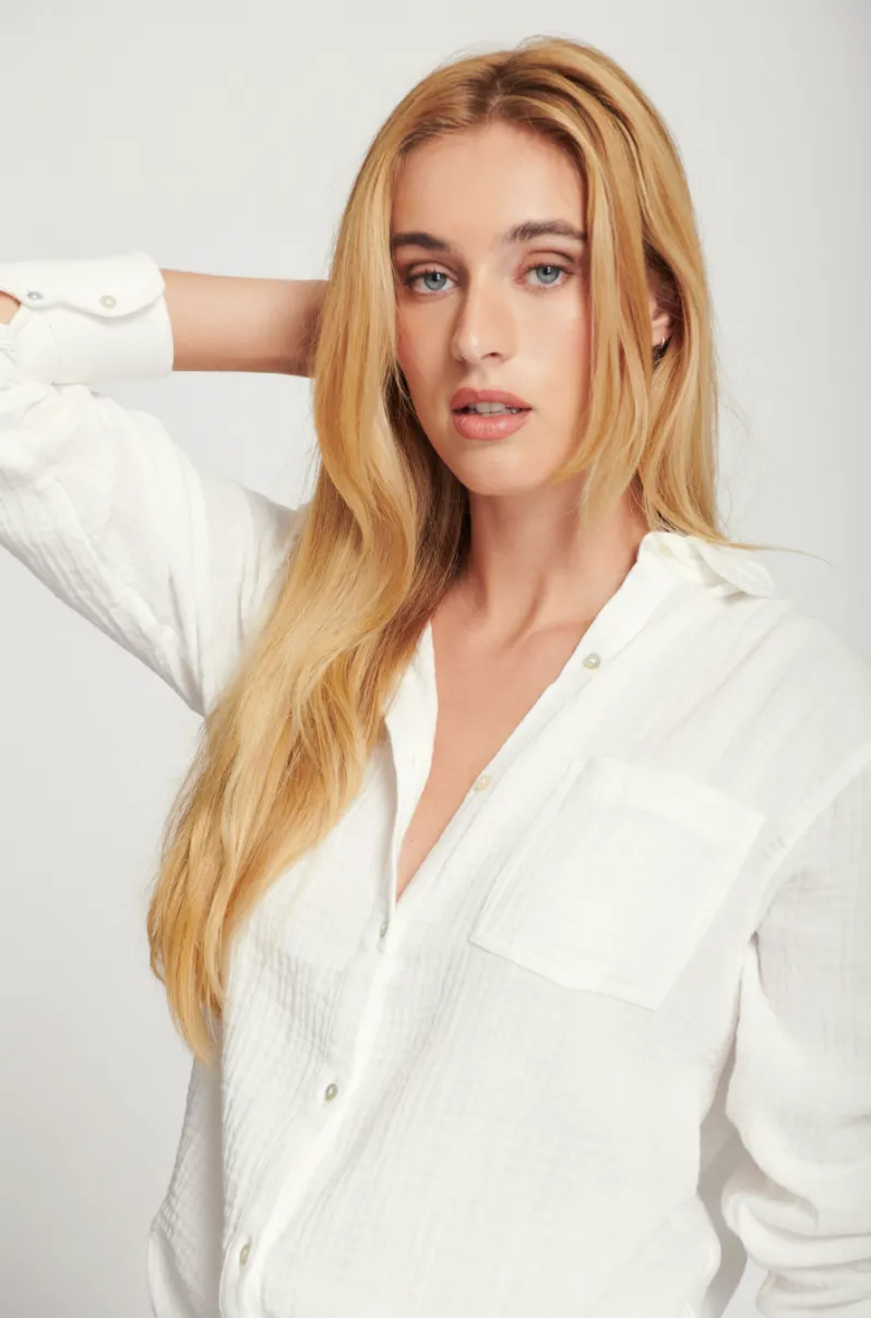 ZOSIA SHIRT (CHALK) - LINE